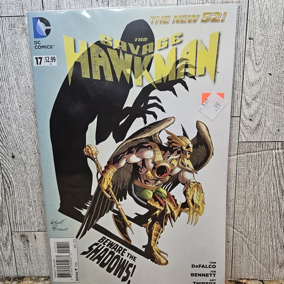 The Savage Hawkman #17 Beware The Shadows! The New 52! DC Comics Comic Book - Picture 7 of 7